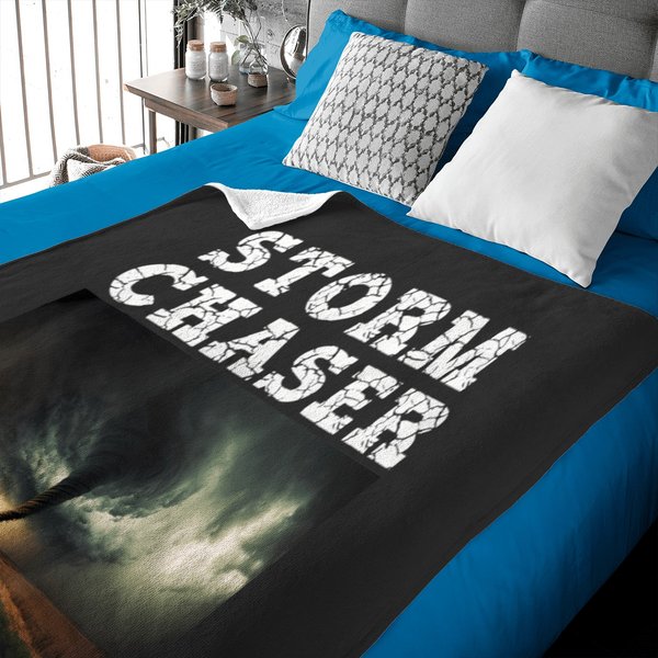 Storm Chaser Tornado Picture Meteorologist Weather T Baby Blankets-image
