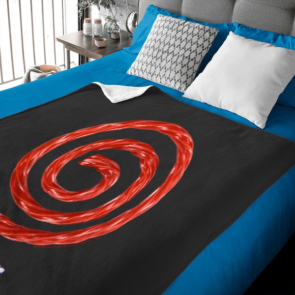 Twizzlers Spiral Amazing Candy Logo Sweat Baby Blankets-image