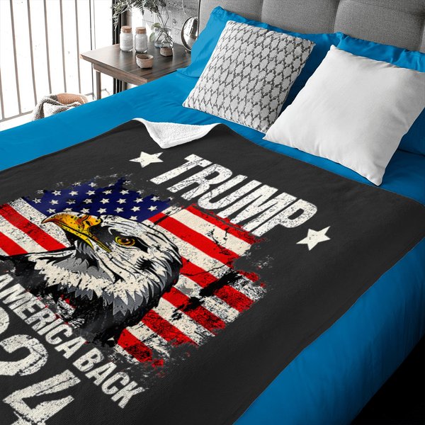 2024 Flag Take America Back Men Women 2024 T Baby Blankets-image