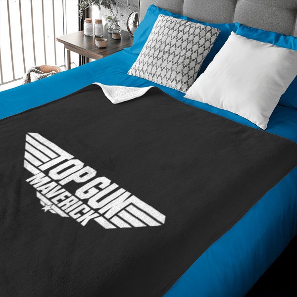 Topgun White Maverick Baby Blankets-image