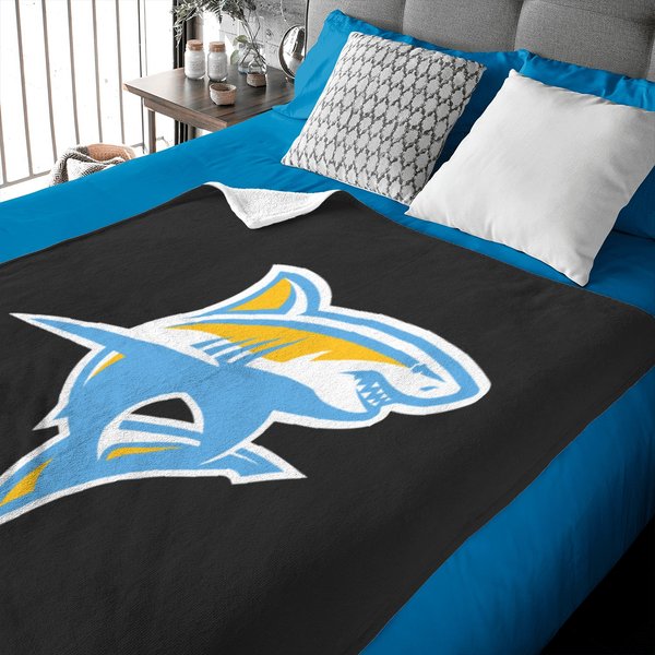 Long Island University (Liu) Sharks Baby Blankets-image