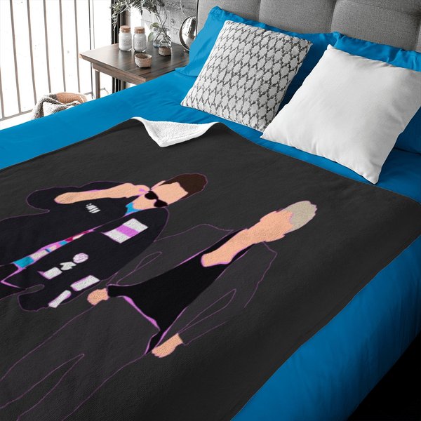 Mgk & Pete Davidson Baby Blankets-image
