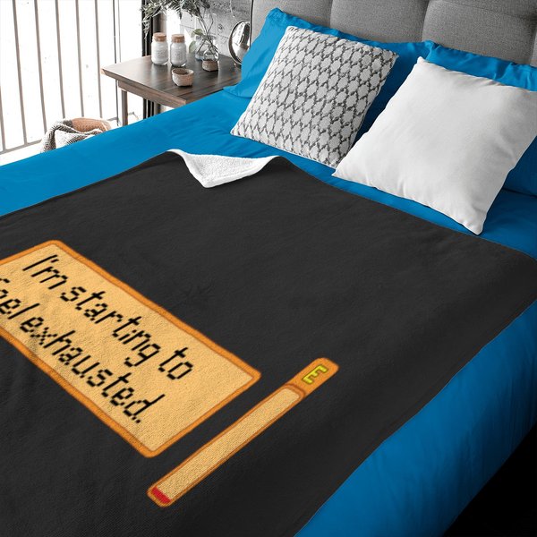 Stardew Valley, I_M Starting To Feel Exhausted, Stardew Valley Shirt, Video Game Shirt, Pixel Art, F Baby Blankets-image
