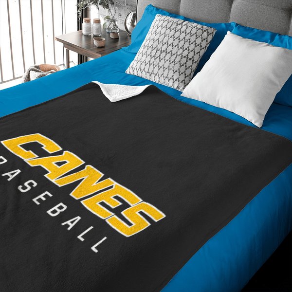 Canes Baseball Sports Baby Blankets-image
