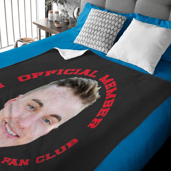 Member David Malukas Fan Club Baby Blankets-image