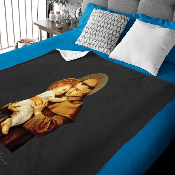 Saint Anthony Of Padua Baby Blankets-image