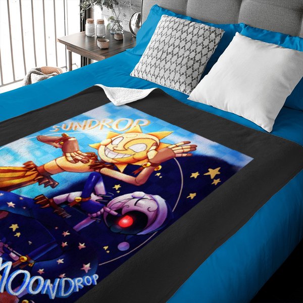 Five Nights At Freddy's Security Breach - Sun And Moon I Baby Blankets-image