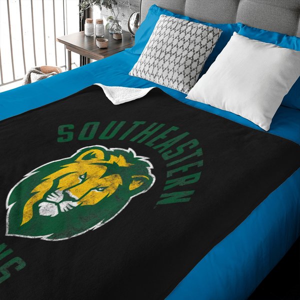 Southeastern Louisiana University Lions Large Baby Blankets-image