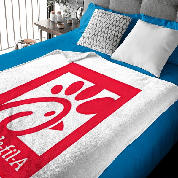 Chick-Fil-A Food Logo Baby Blankets-image