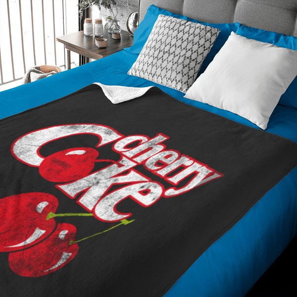 Cocacola Cherry Coke Baby Blankets-image
