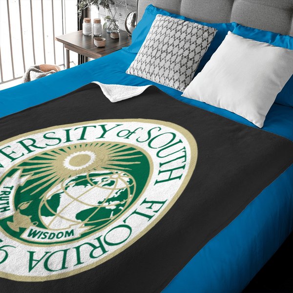 University Of South Florida Logo And Seal Baby Blankets-image