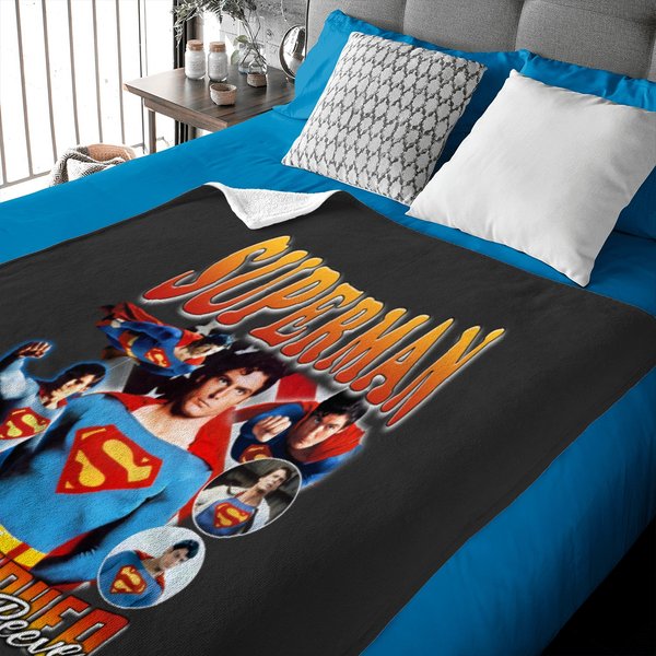 Christopher Reeve Superman Baby Blankets-image