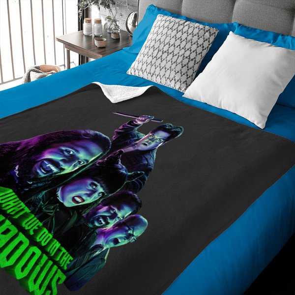 Horror Movie Vampire What We Do In The Shadows Unisex Baby Blankets-image