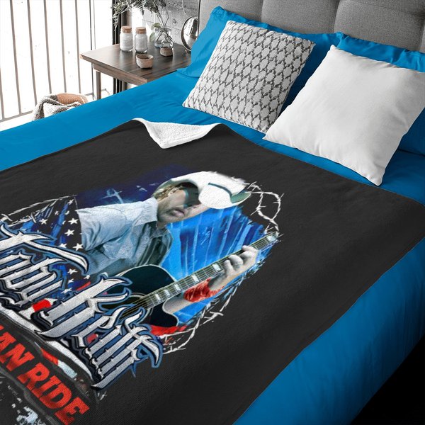 Toby Keith Baby Blankets Black Concert American Ride Country Music-image