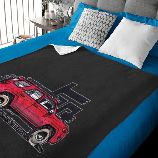 5Th Gen 4Runner Trd - Red - 4Runner - Baby Blankets-image