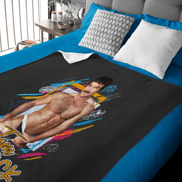 Tom Selleck Sexy 80S - Tom Selleck - Baby Blankets-image