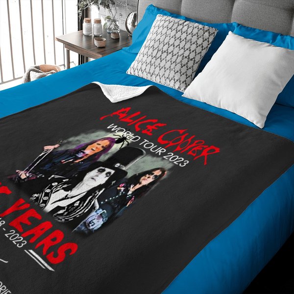 75 Years Alice Cooper Signature Baby Blankets, 2023 Tour Alice Cooper-image
