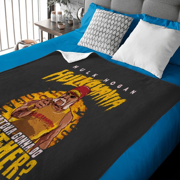 Hulk Hogan Hulkamania Whatchaonna Do Brother Baby Blankets-image