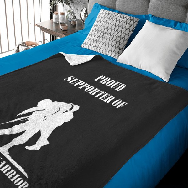 Discover Cool Wounded Warrior Project Print Design Men's Ideal Short Sleeve Baby Blankets Baby Blankets-image