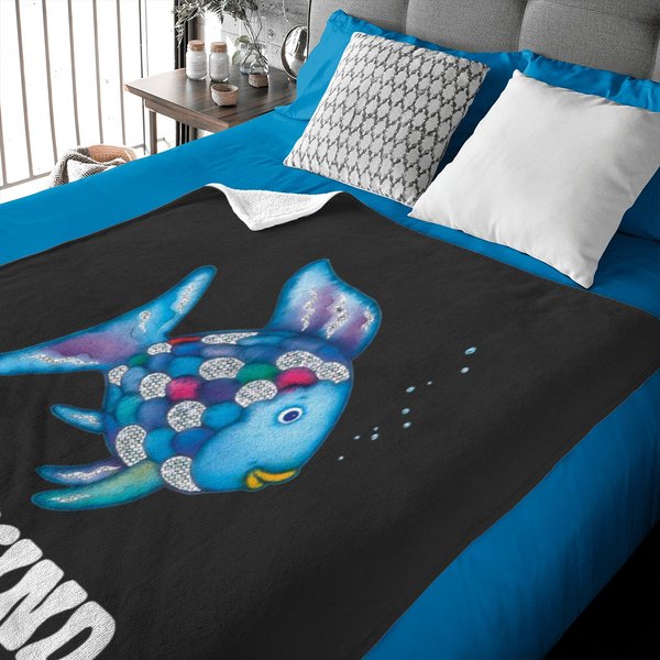 Be Kind Rainbow Fish Teacher Life Teaching Back To School 1 Baby Blankets-image
