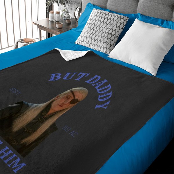 Aemond Targaryen Baby Blankets, Ewan Mitchell - Aemond Targaryen Vintage Bootleg Baby Blankets-image