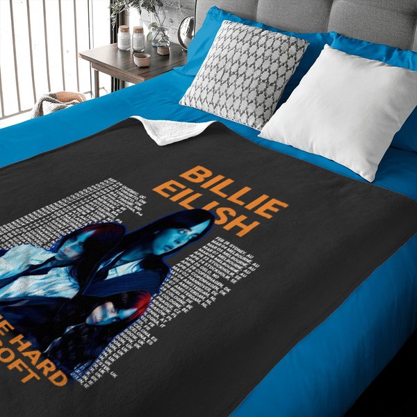 Hit Me Hard And Soft Baby Blankets, Billie Concert Baby Blankets, Eilish Hit Me Hard And Soft-image