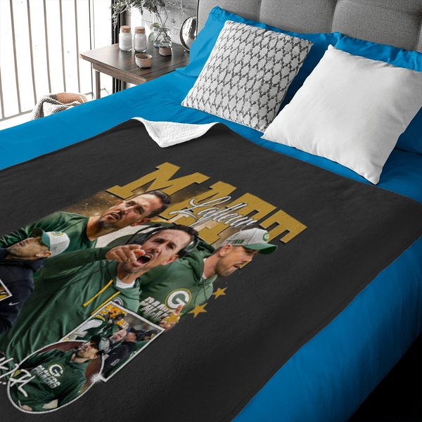 Matt Lafleur Homage Baby Blankets Green Bay Football Graphic Baby Blankets-image