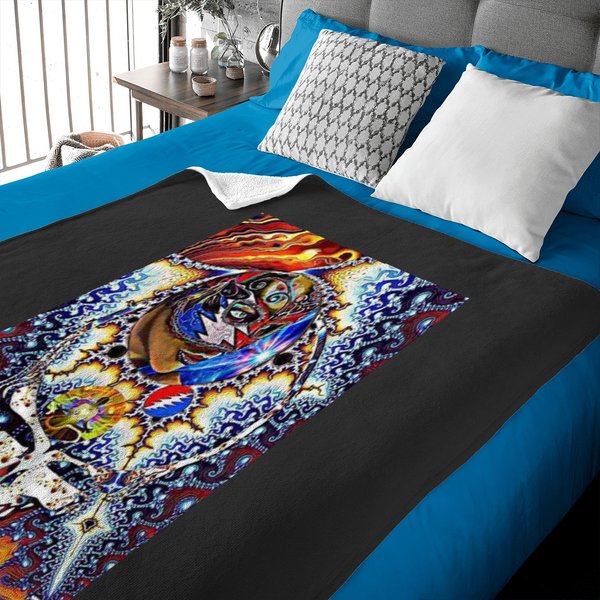 Grateful Mask Dead Skull Baby Blankets-image