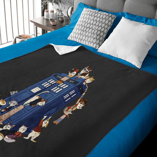 Doctor Cat Baby Blankets - Doctor Who & Time Lord Comfort-image