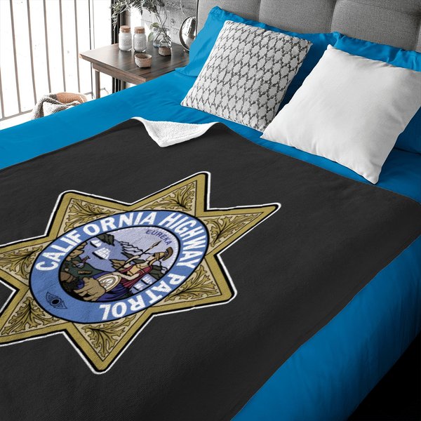 California Highway Patrol Baby Blankets-image