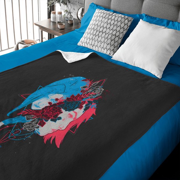 Arcane Jinx And Vi Art Baby Blankets-image