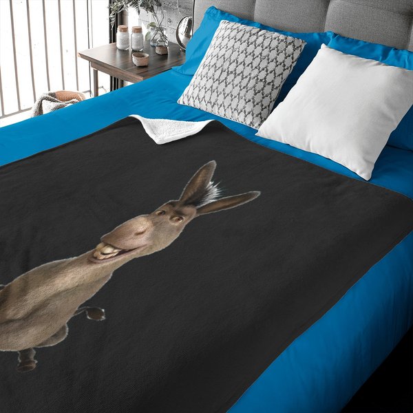 Donkey From Shrek Movie Active 3 Baby Blankets-image