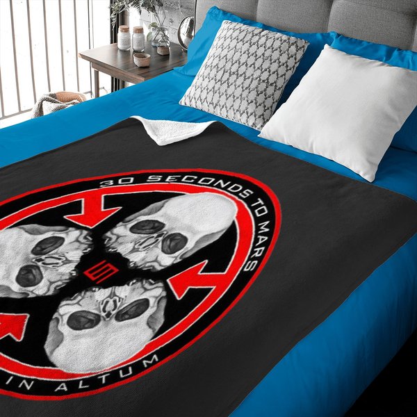 30 Seconds To Mars Graphic Baby Blanket-image
