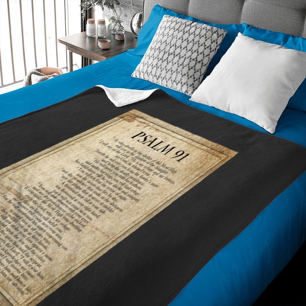 Psalm 91 Protection Baby Blankets-image