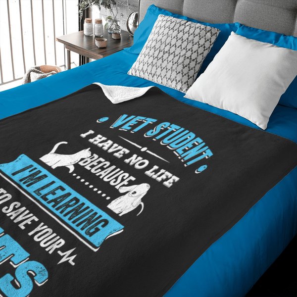 Vet Student Veterinary School Veterinarian Gift Baby Blankets-image