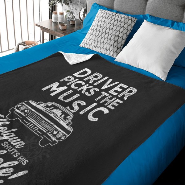Supernatural Driver Picks Music Baby Blankets-image