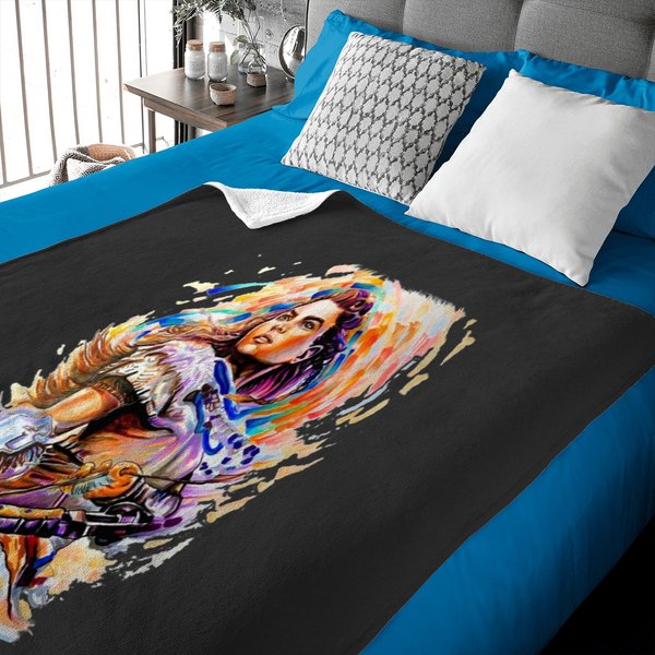 Aloy - Horizon Zero Dawn Aloy - Horizon Zero Dawn Baby Blankets-image
