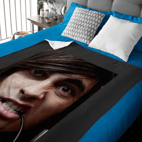 Vic Fuentes Graphic Baby Blankets-image