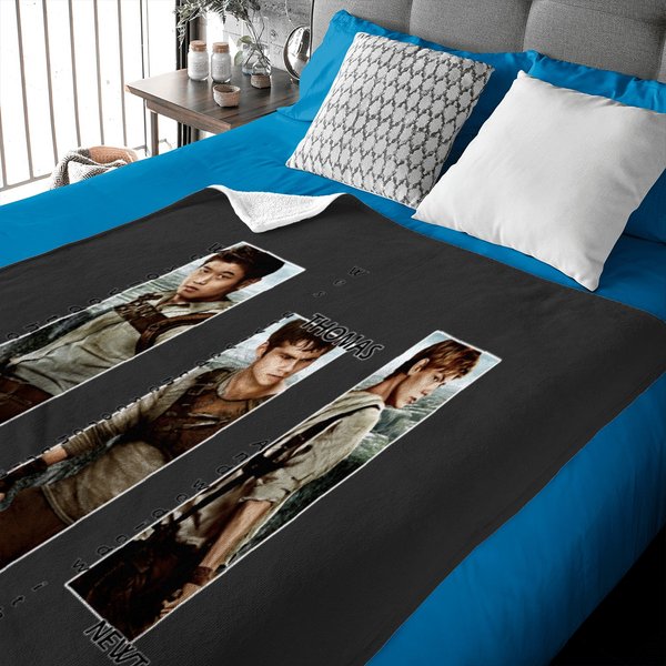 Maze Runner Minho Thomas Newt Baby Blankets-image