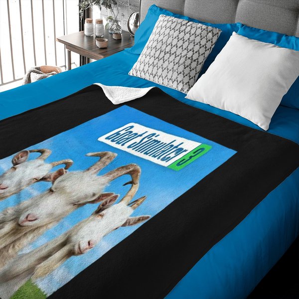 Goat Simulator Baby Blankets-image