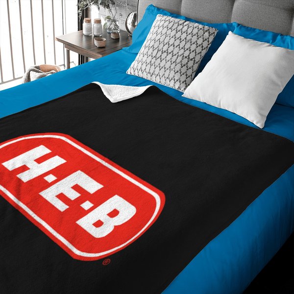H-E-B Food Logo Chain Restaurant Baby Blankets-image