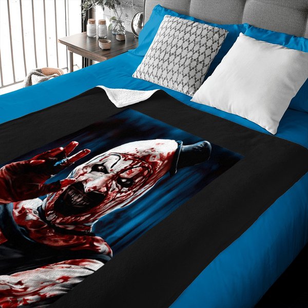 The Clown Drawing Art Baby Blankets-image