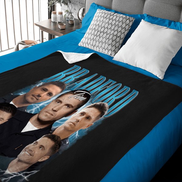 Bradford-Tim-Retro-90S T-Shirt Baby Blankets-image