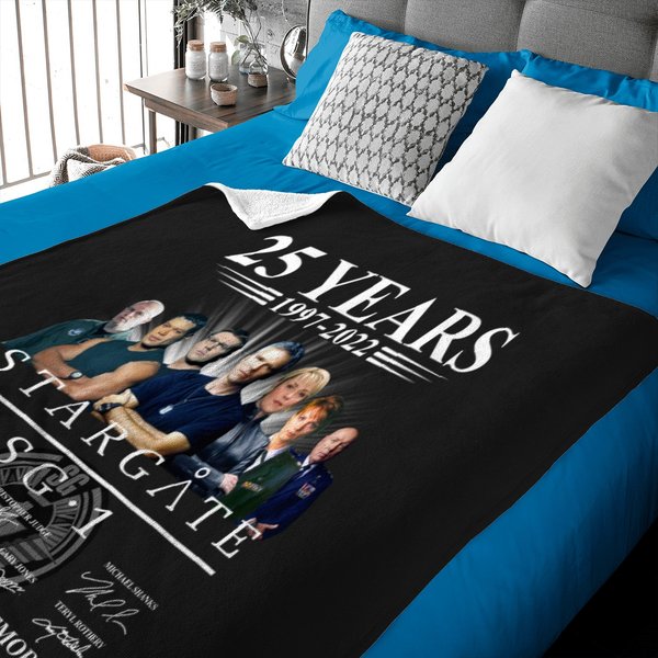 Stargate Sg1 25 Years 1997-2022 Thanks You For The Memories Baby Blankets-image