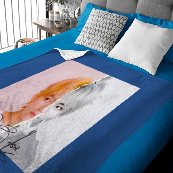 V Signature Baby Blankets, Bts V Baby Blankets-image