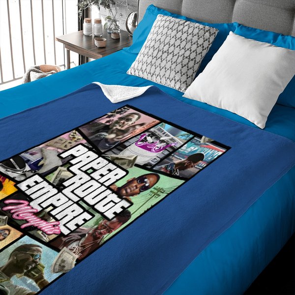 Young Dolph Paper Route Empire Pre Baby Blankets-image