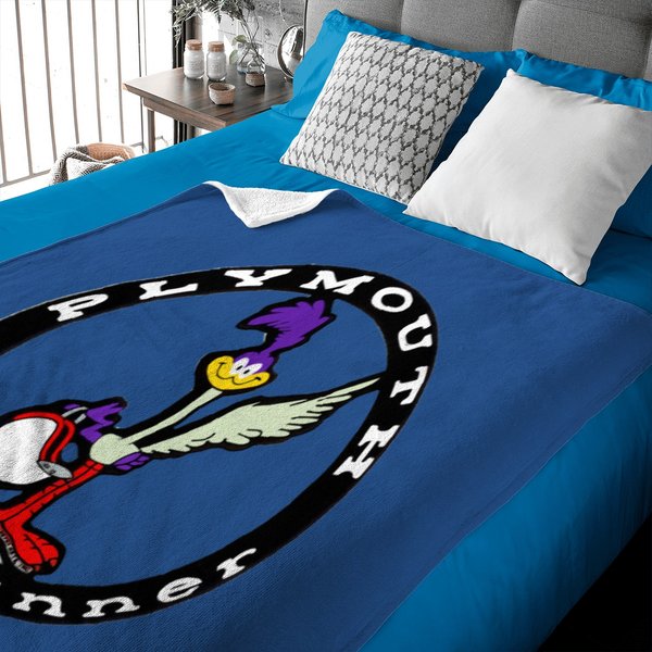 Plymouth Roadrunner Bird Baby Blankets-image