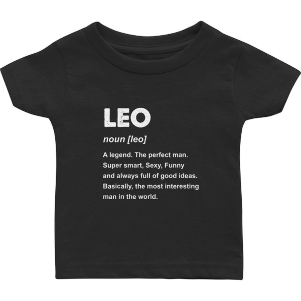 Mens Leo Name Baby T Shirts-image