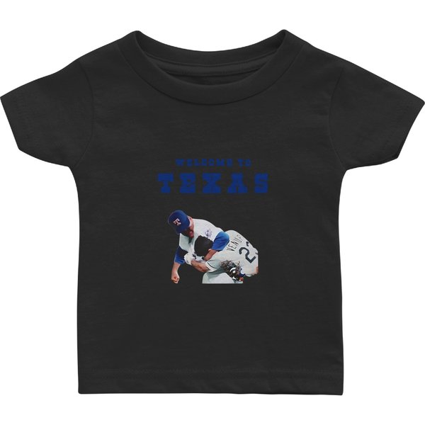 Nolan Ryan Welcome To Texas Robin Ventura Punch Baby T Shirts-image