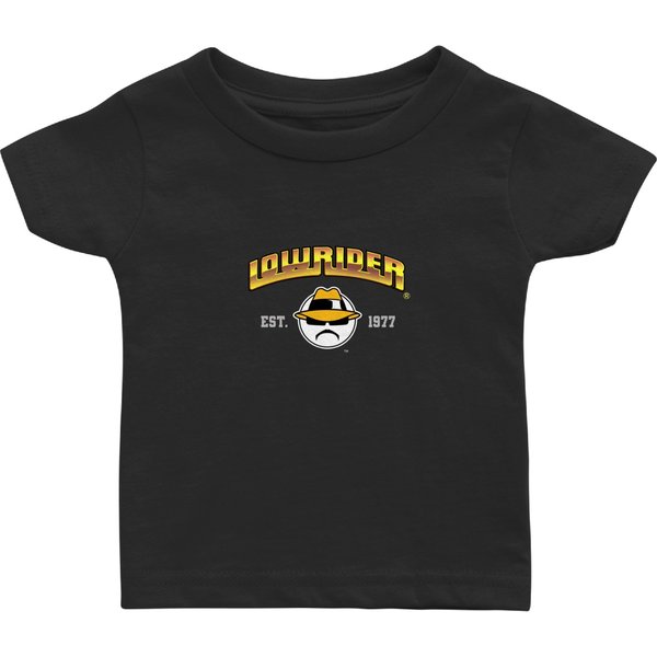 Lowrider Logo Men's Black Baby T Shirts Clothing Baby T Shirts-image